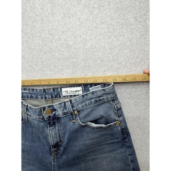 AG Adriano Goldschmied Ex Boyfriend Jeans Womens 27 Blue Mid Rise 27x29.5 Denim - Picture 5 of 11